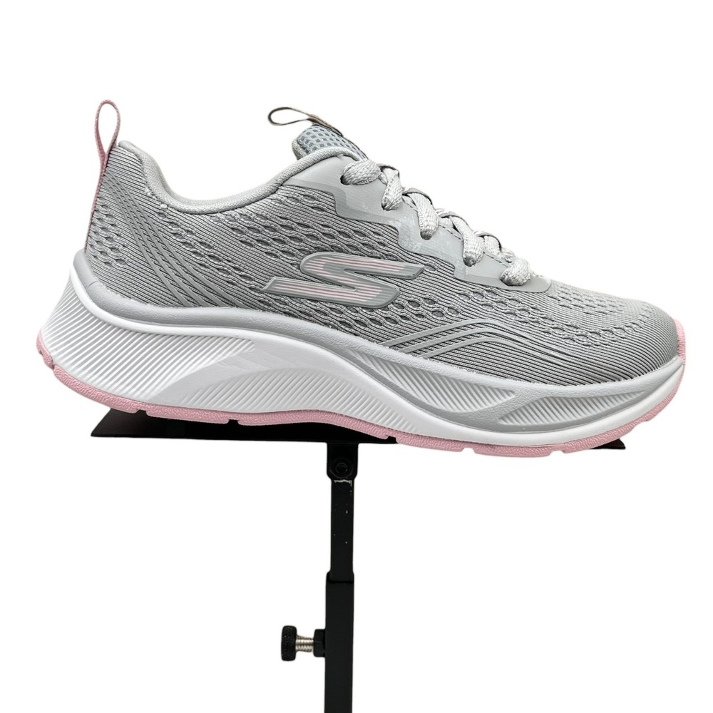 Skechers Radiant Squad Little Girls Elite Sport Sneakers Size 12 Gray Light Pink